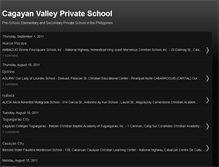 Tablet Screenshot of cagayanvalleyprivateschool.blogspot.com