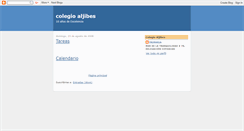 Desktop Screenshot of colegioaljibes.blogspot.com