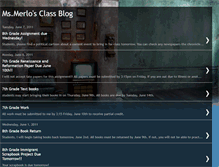 Tablet Screenshot of msmerloclass.blogspot.com