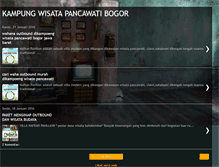 Tablet Screenshot of kampungwisatapancawatibogor.blogspot.com