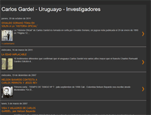 Tablet Screenshot of gardeluruguayo.blogspot.com