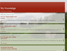 Tablet Screenshot of akoisknowledge.blogspot.com