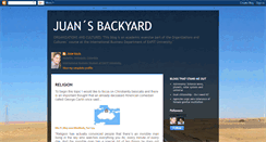 Desktop Screenshot of juansbackyard.blogspot.com