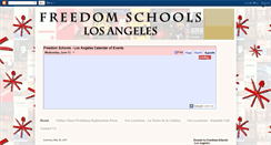 Desktop Screenshot of freedomschoolsla.blogspot.com