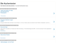 Tablet Screenshot of kuchentester.blogspot.com