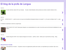 Tablet Screenshot of elblogdelaprofedelengua.blogspot.com