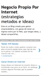 Mobile Screenshot of negociopropioporinternet.blogspot.com