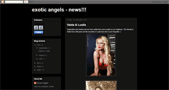 Desktop Screenshot of exotic-angels-models.blogspot.com