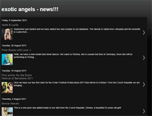 Tablet Screenshot of exotic-angels-models.blogspot.com