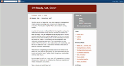 Desktop Screenshot of cvireadysetgrow.blogspot.com