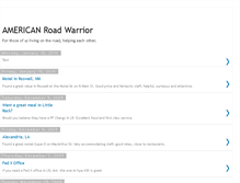 Tablet Screenshot of americanroadwarrior.blogspot.com