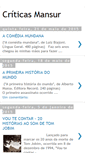 Mobile Screenshot of criticasmansur.blogspot.com