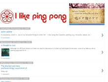 Tablet Screenshot of ilikepingpong.blogspot.com