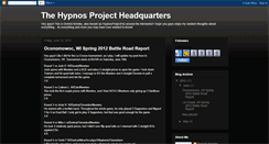 Desktop Screenshot of hypnosprojecthq.blogspot.com