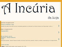 Tablet Screenshot of incuriadaloja.blogspot.com