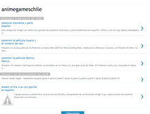 Tablet Screenshot of animegameschile.blogspot.com