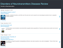 Tablet Screenshot of neurotransmitters-disorders.blogspot.com