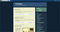 Desktop Screenshot of madbloggery.blogspot.com