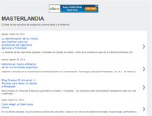 Tablet Screenshot of masterlandia.blogspot.com