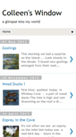 Mobile Screenshot of colleenswindow.blogspot.com