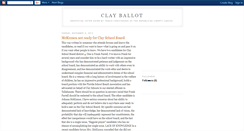 Desktop Screenshot of clayballot.blogspot.com