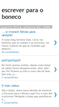 Mobile Screenshot of escreverparaoboneco.blogspot.com