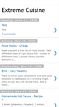 Mobile Screenshot of extremecuisine.blogspot.com