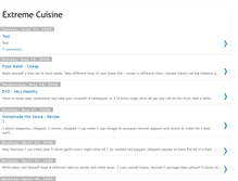 Tablet Screenshot of extremecuisine.blogspot.com