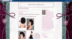 Desktop Screenshot of crystalymolina.blogspot.com