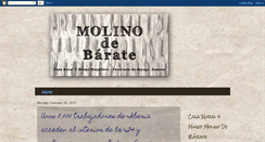 Desktop Screenshot of molinodebarate.blogspot.com