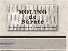 Tablet Screenshot of molinodebarate.blogspot.com