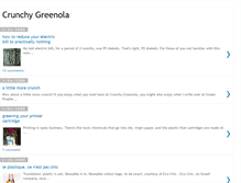 Tablet Screenshot of crunchygreenola.blogspot.com