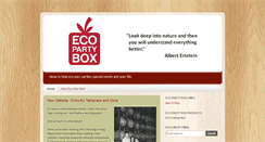 Desktop Screenshot of ecopartybox.blogspot.com