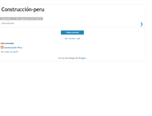 Tablet Screenshot of construcciones-peru.blogspot.com
