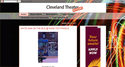 Desktop Screenshot of clevelandtheaterreviews.blogspot.com