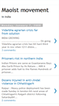 Mobile Screenshot of maoistmovementinindia.blogspot.com