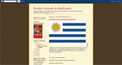 Desktop Screenshot of partidocoloradodemaldonado.blogspot.com