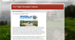 Desktop Screenshot of flightsimgames.blogspot.com