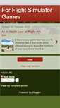 Mobile Screenshot of flightsimgames.blogspot.com