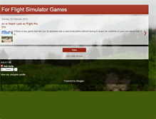 Tablet Screenshot of flightsimgames.blogspot.com