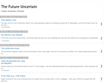 Tablet Screenshot of futureuncertain.blogspot.com