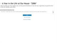 Tablet Screenshot of mama26blessingsyear2006.blogspot.com