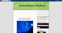 Desktop Screenshot of curiosidadmedica21.blogspot.com