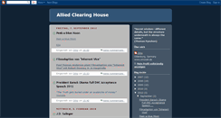 Desktop Screenshot of alliedclearinghouse.blogspot.com