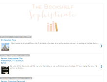 Tablet Screenshot of bookshelfsophisticate.blogspot.com