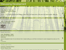 Tablet Screenshot of developmentdialogues.blogspot.com