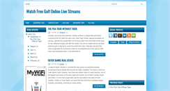 Desktop Screenshot of livegolfstreaming.blogspot.com