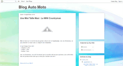 Desktop Screenshot of actu-automoto.blogspot.com