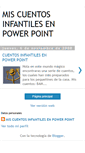 Mobile Screenshot of miscuentosinfantilesenpowerpoint.blogspot.com