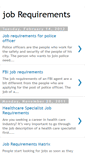 Mobile Screenshot of jobsrequirements.blogspot.com